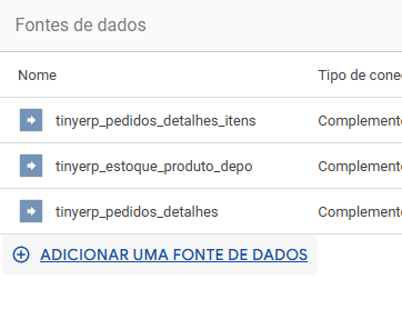 Botão Adicionar fonte de dados
